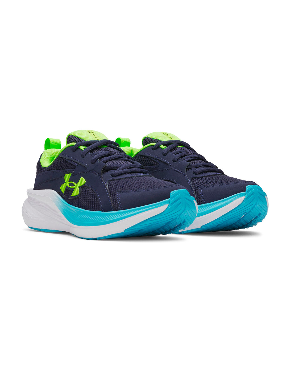 Zapatilla UA Charged+ Assert 11 azul para niño