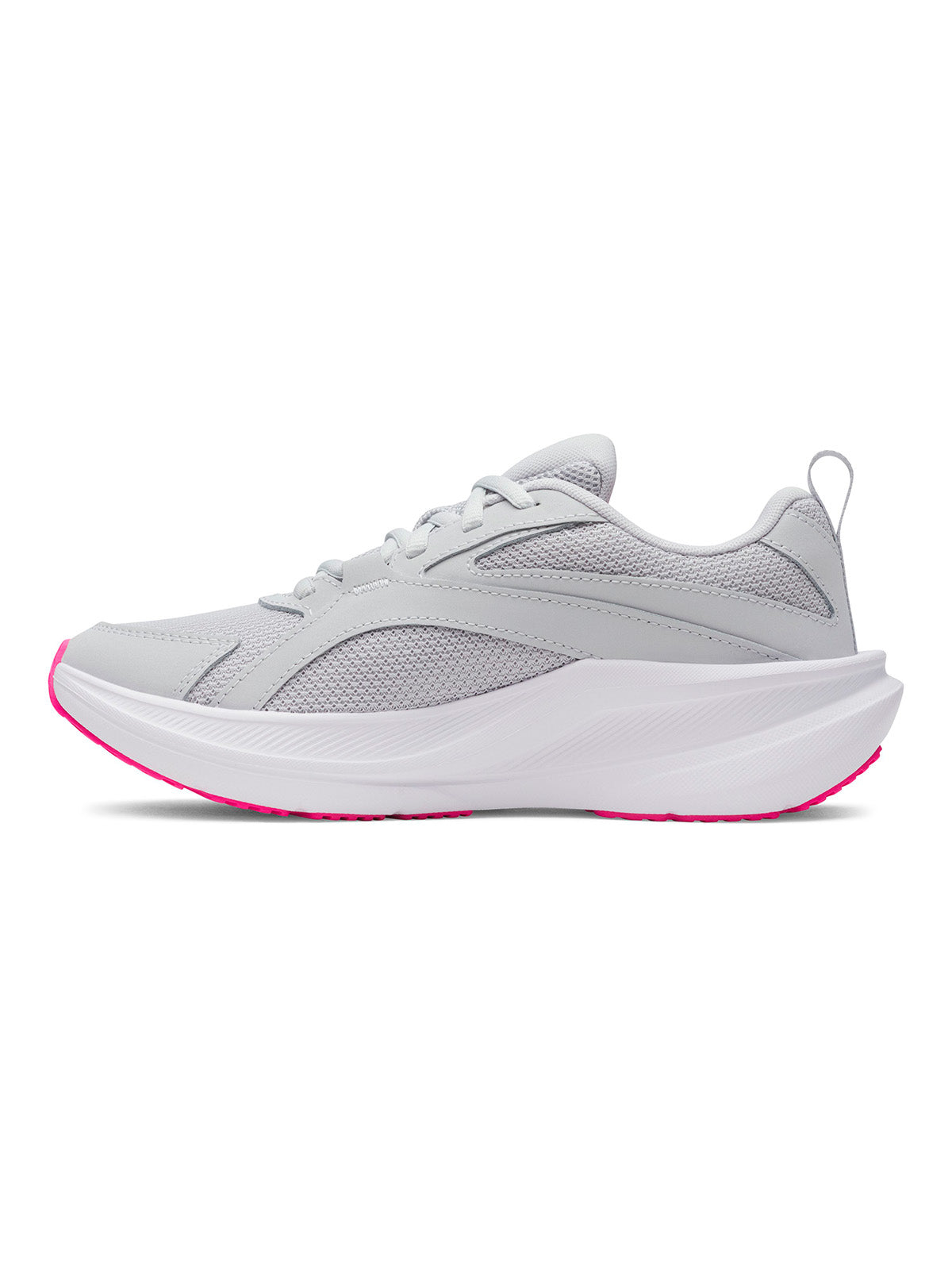Zapatilla UA Charged+ Assert 11 gris para niña