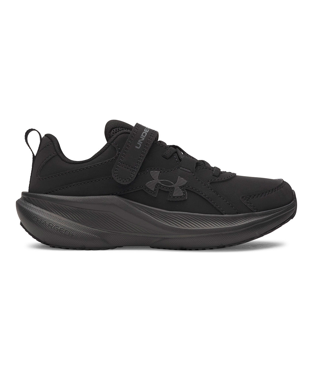 Zapatilla UA Assert 11 AC Uniform negro para niño preescolar