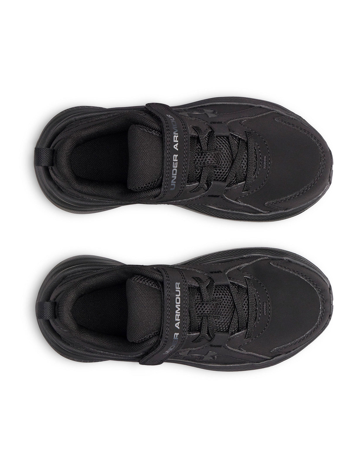 Zapatilla UA Assert 11 AC Uniform negro para niño preescolar