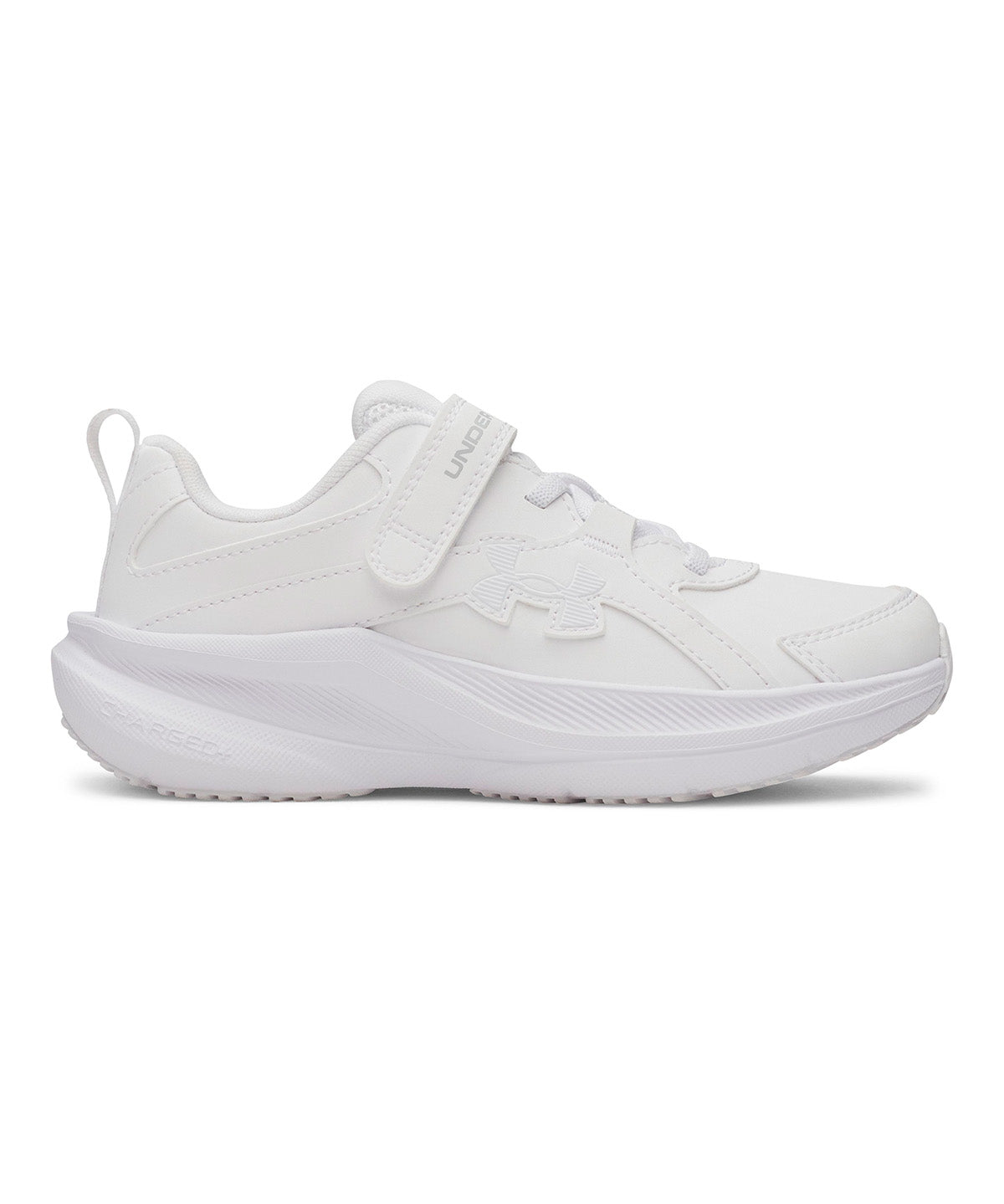 Zapatilla UA Assert 11 AC Uniform blanco para niño preescolar