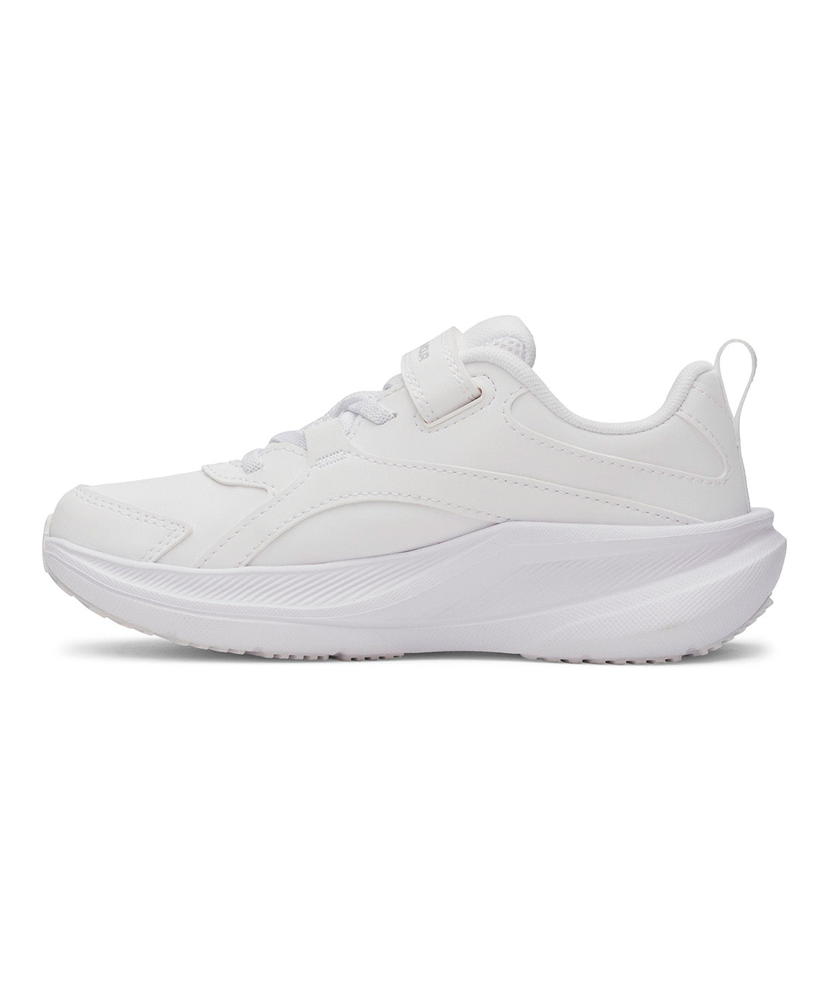Zapatilla UA Assert 11 AC Uniform blanco para niño preescolar