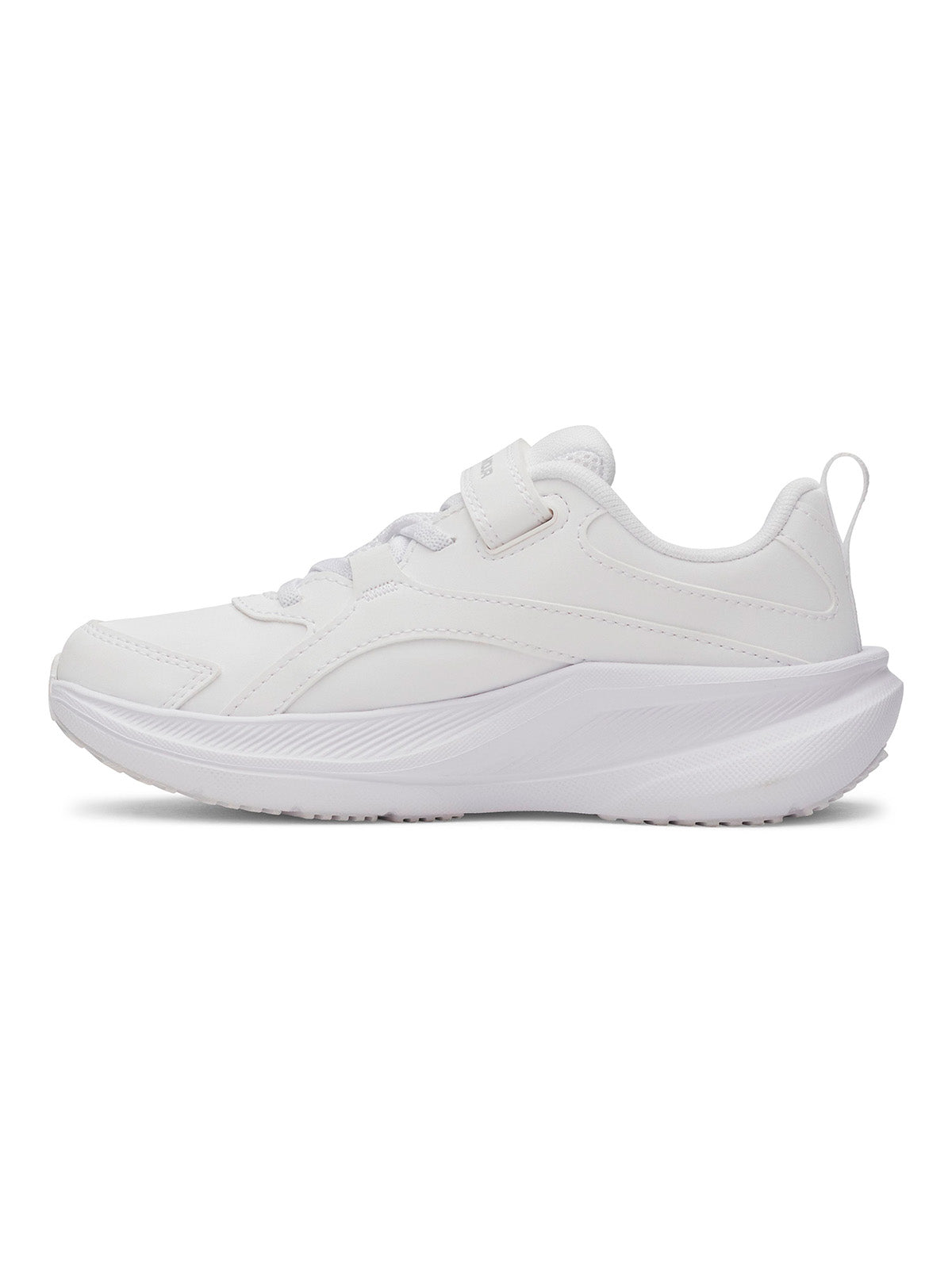 Zapatilla UA Assert 11 AC Uniform blanco para niño preescolar