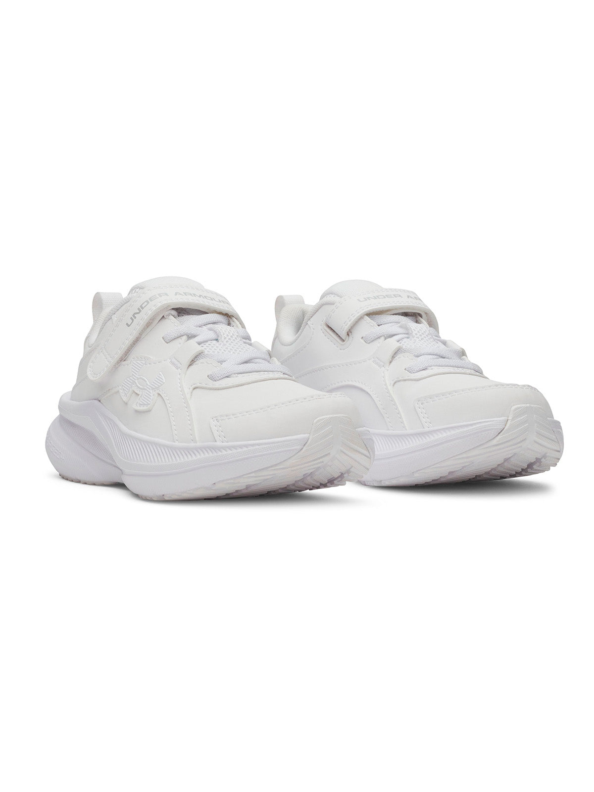 Zapatilla UA Assert 11 AC Uniform blanco para niño preescolar