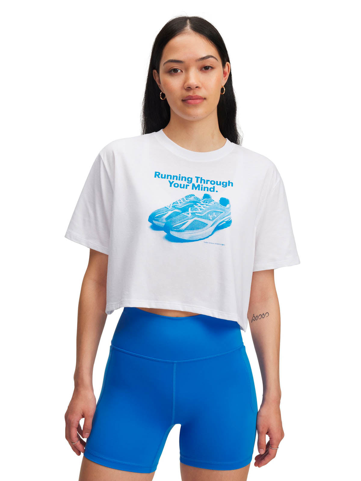 Polera Lifestyle para mujer Varsity Oversized blanco Under Armour