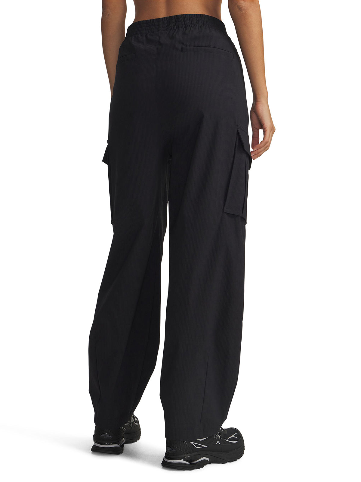 Pantalón Lifestyle para mujer Unstoppable Woven Ripstop Cargo negro Under Armour