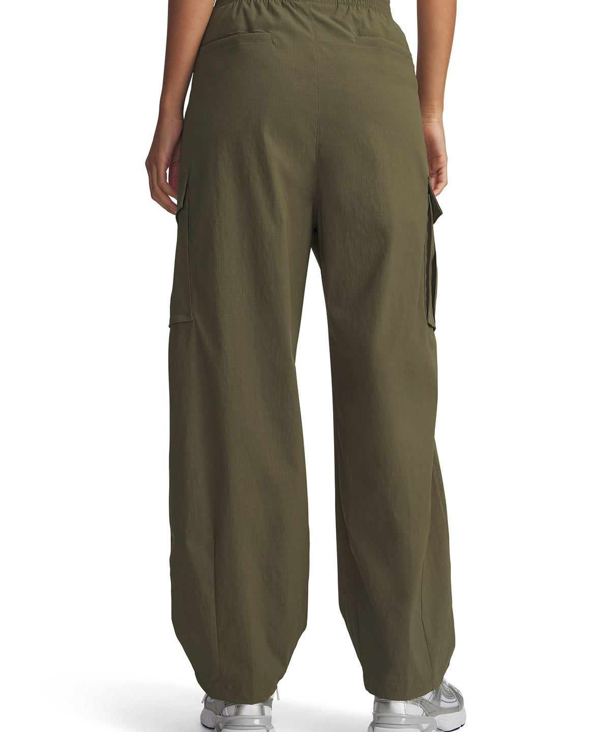 Pantalón Lifestyle para mujer Unstoppable Woven Ripstop Cargo verde Under Armour