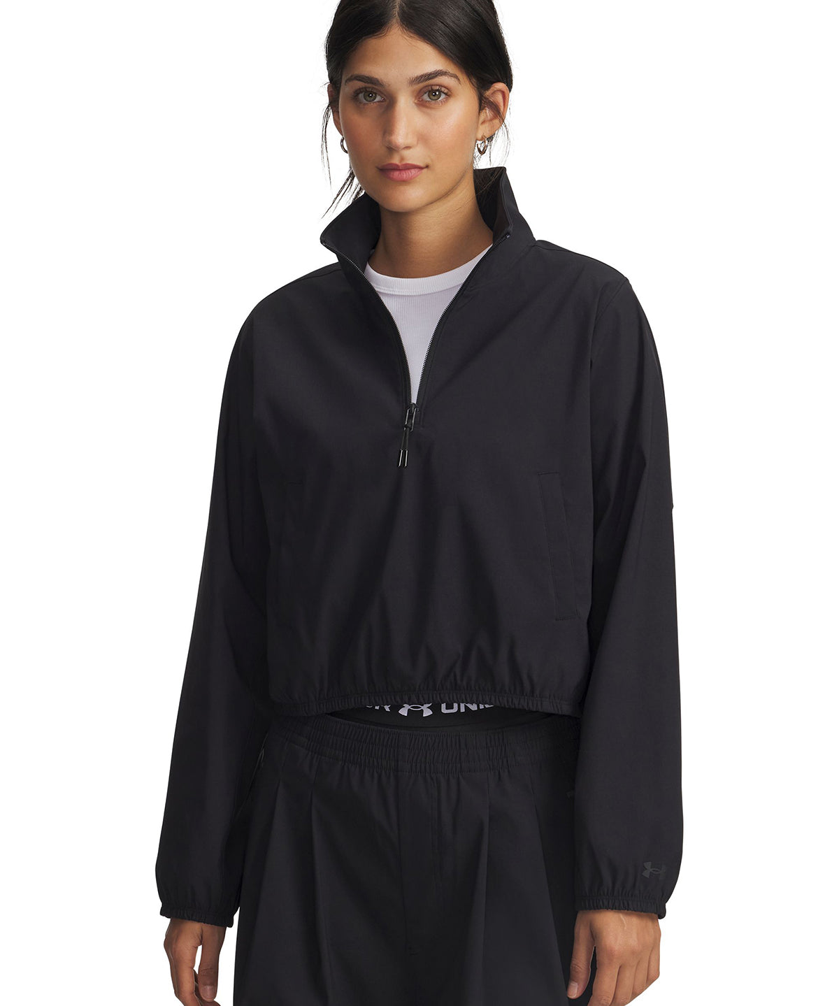 Polerón Lifestyle para mujer Unstoppable Woven negro Under Armour