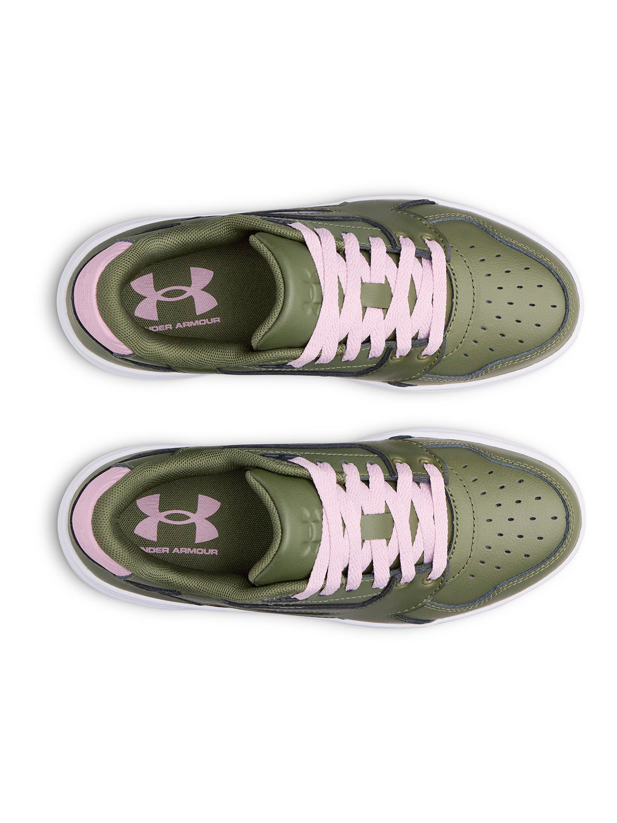 Zapatilla UA W Flex verde para mujer