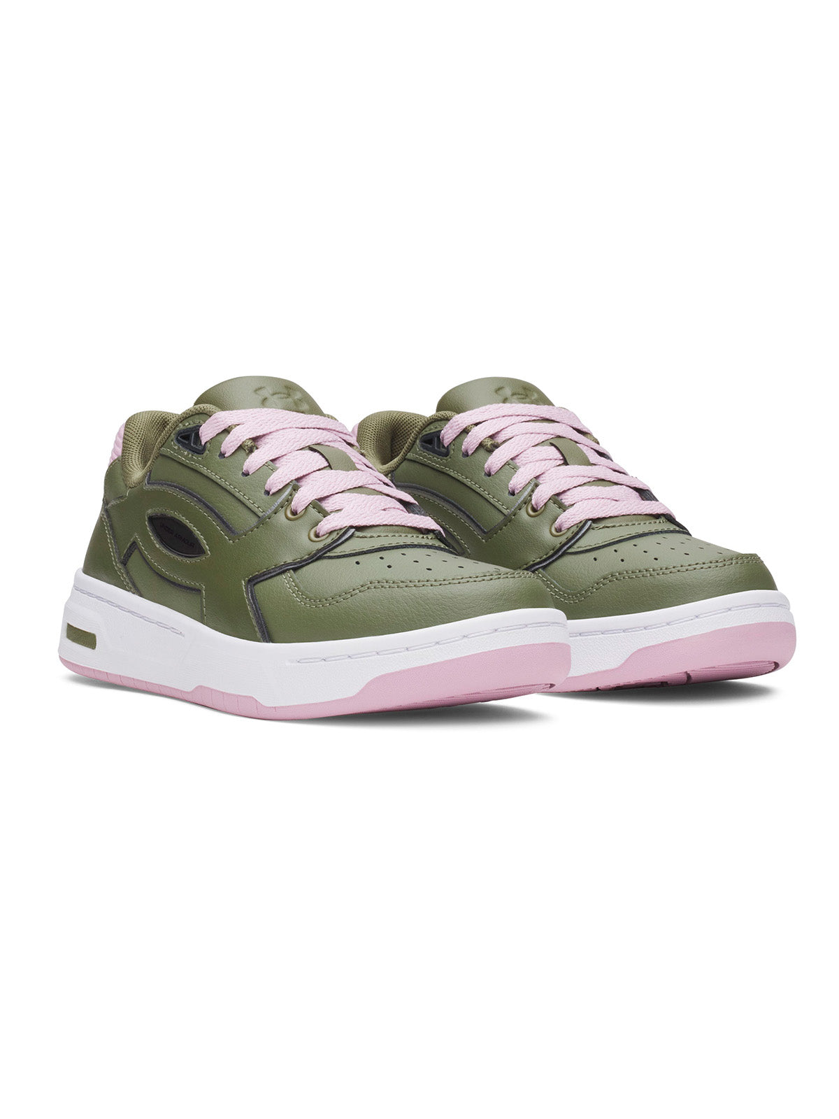 Zapatilla UA W Flex verde para mujer