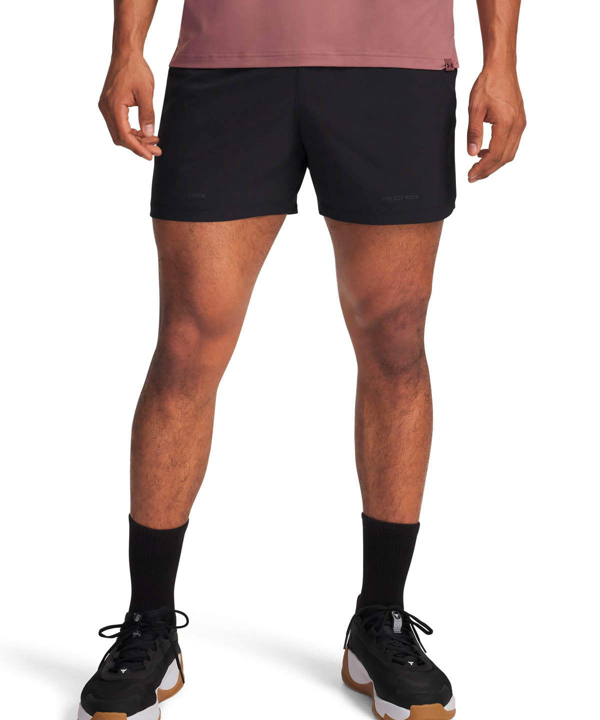 Short de entrenamiento para hombre Project Rock Ultimate negro Under Armour