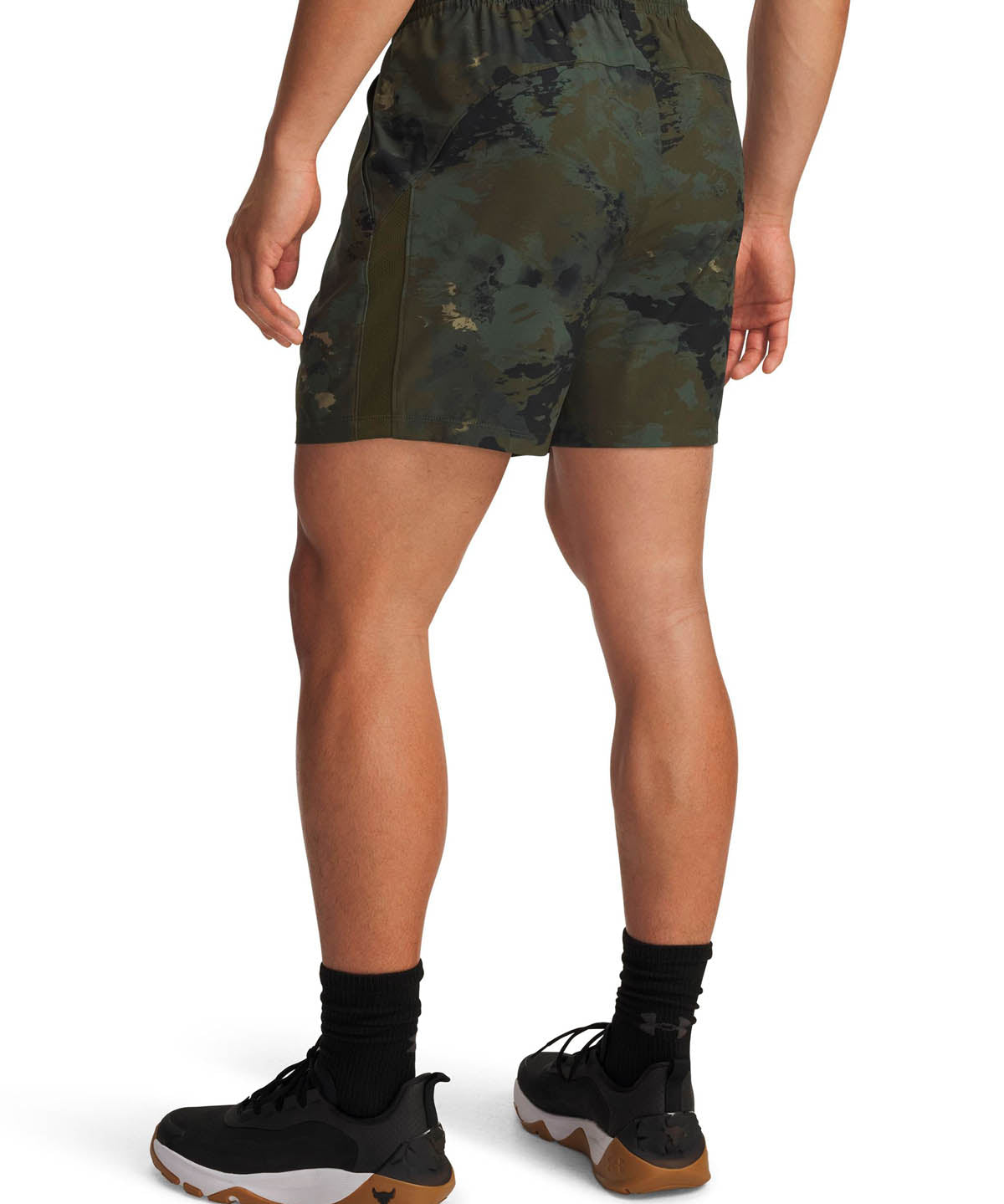 Short de entrenamiento para hombre Project Rock Ultimate verde Under Armour