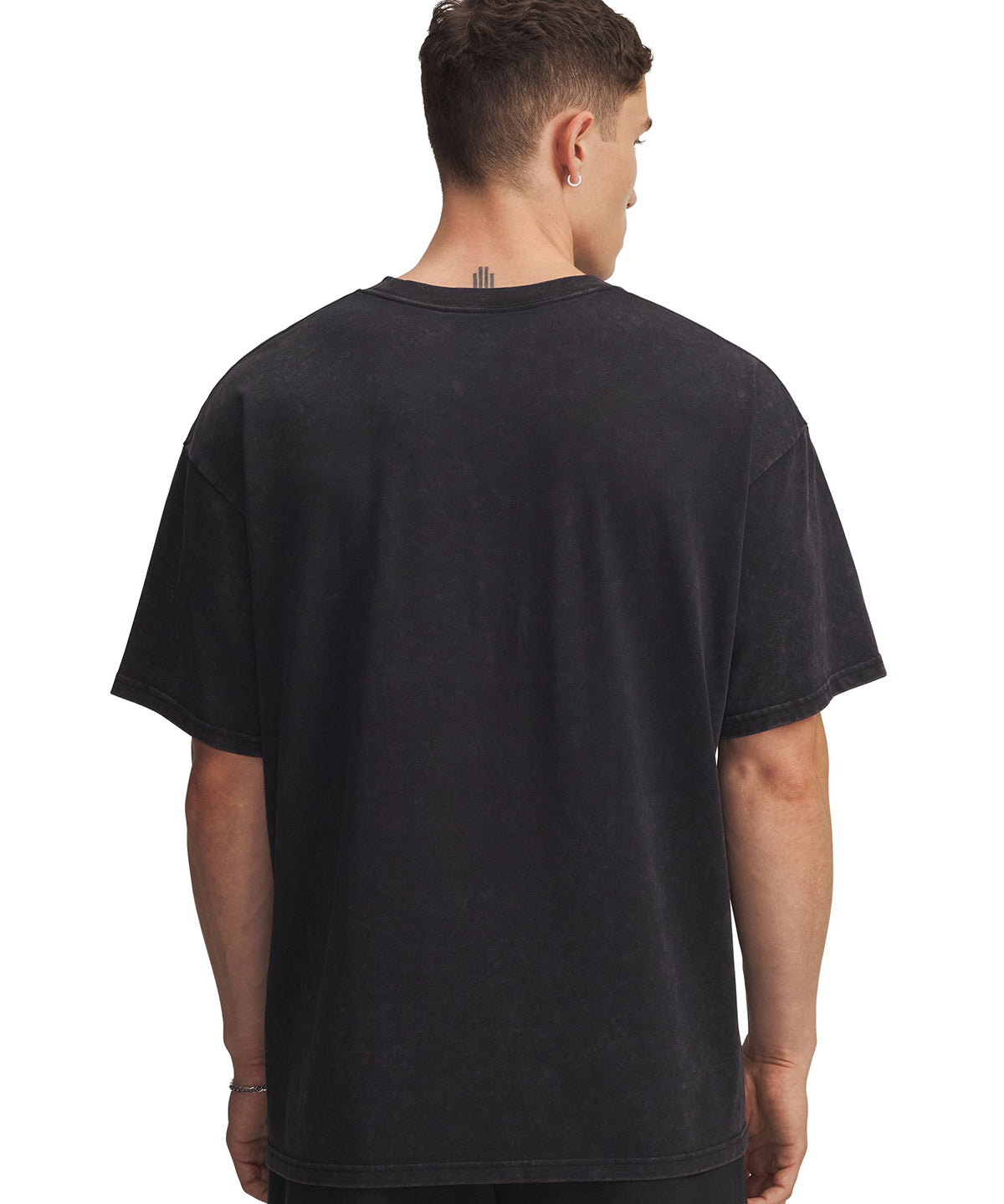 Polera manga corta de entrenamiento para hombre Project Rock negra Under Armour