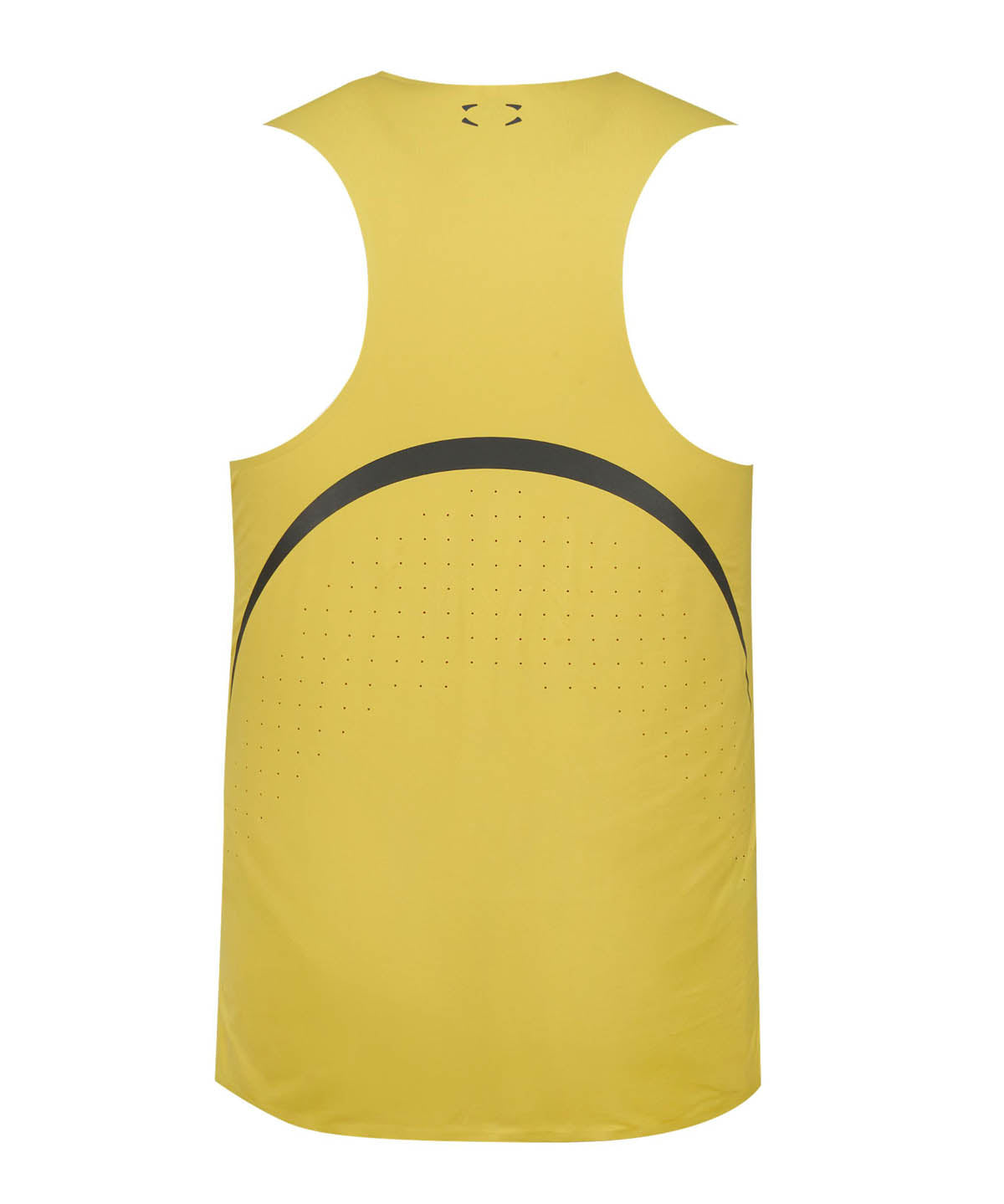 Polera sin mangas Running para hombre Halo Run amarillo Under Armour