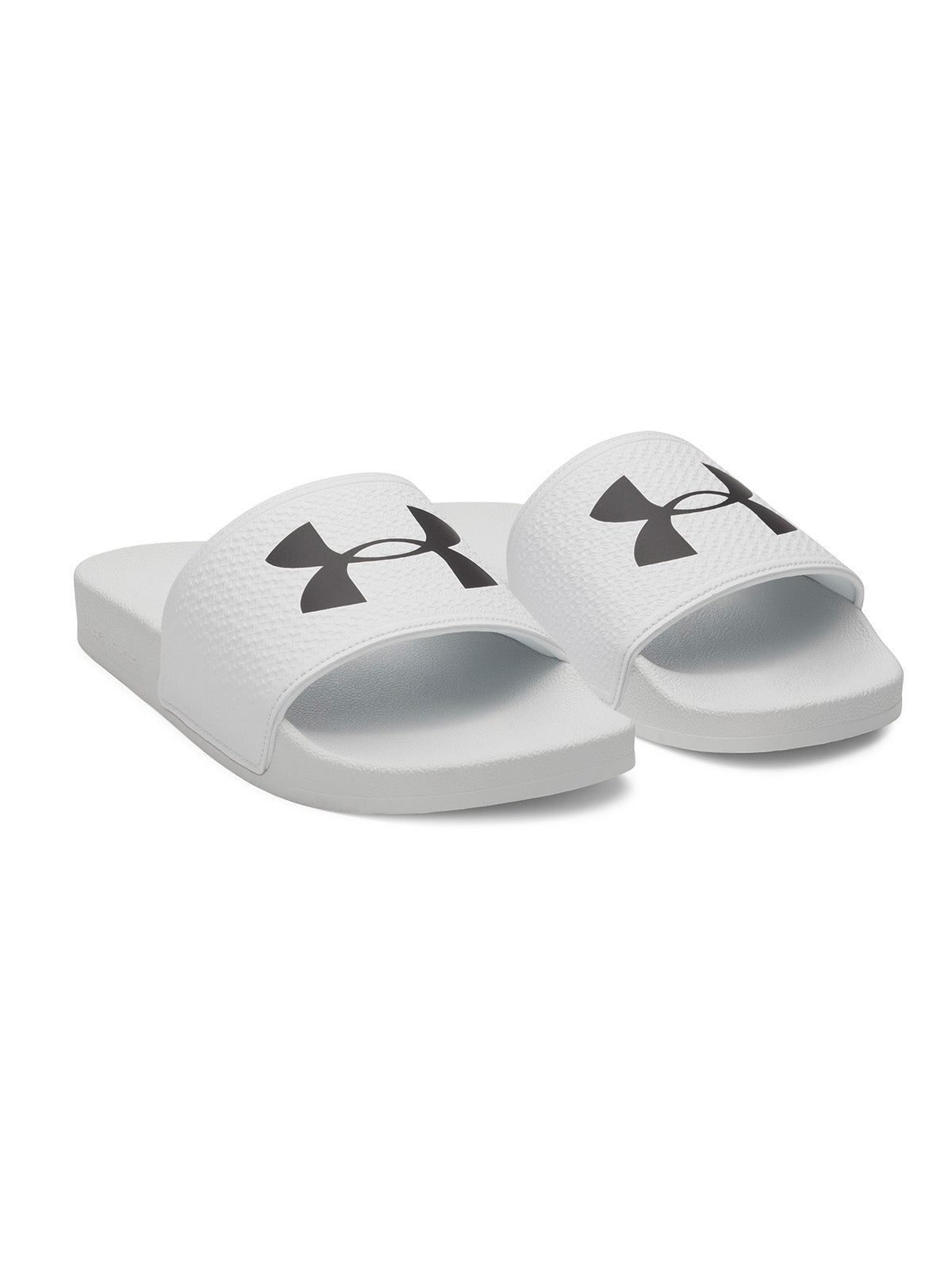 Sandalia UA W ARMR Slide blanca para mujer