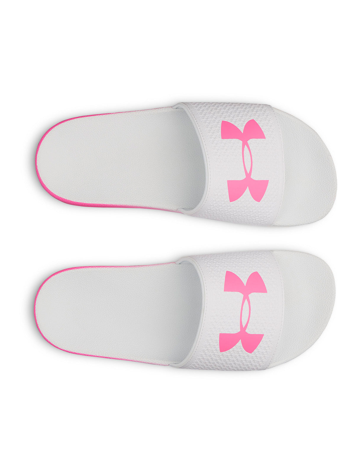 Sandalia UA W ARMR Slide blanca para mujer