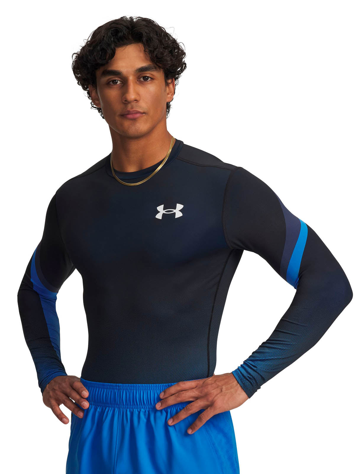 Primera Capa de Entrenamiento para Hombre HG Azul Under Armour