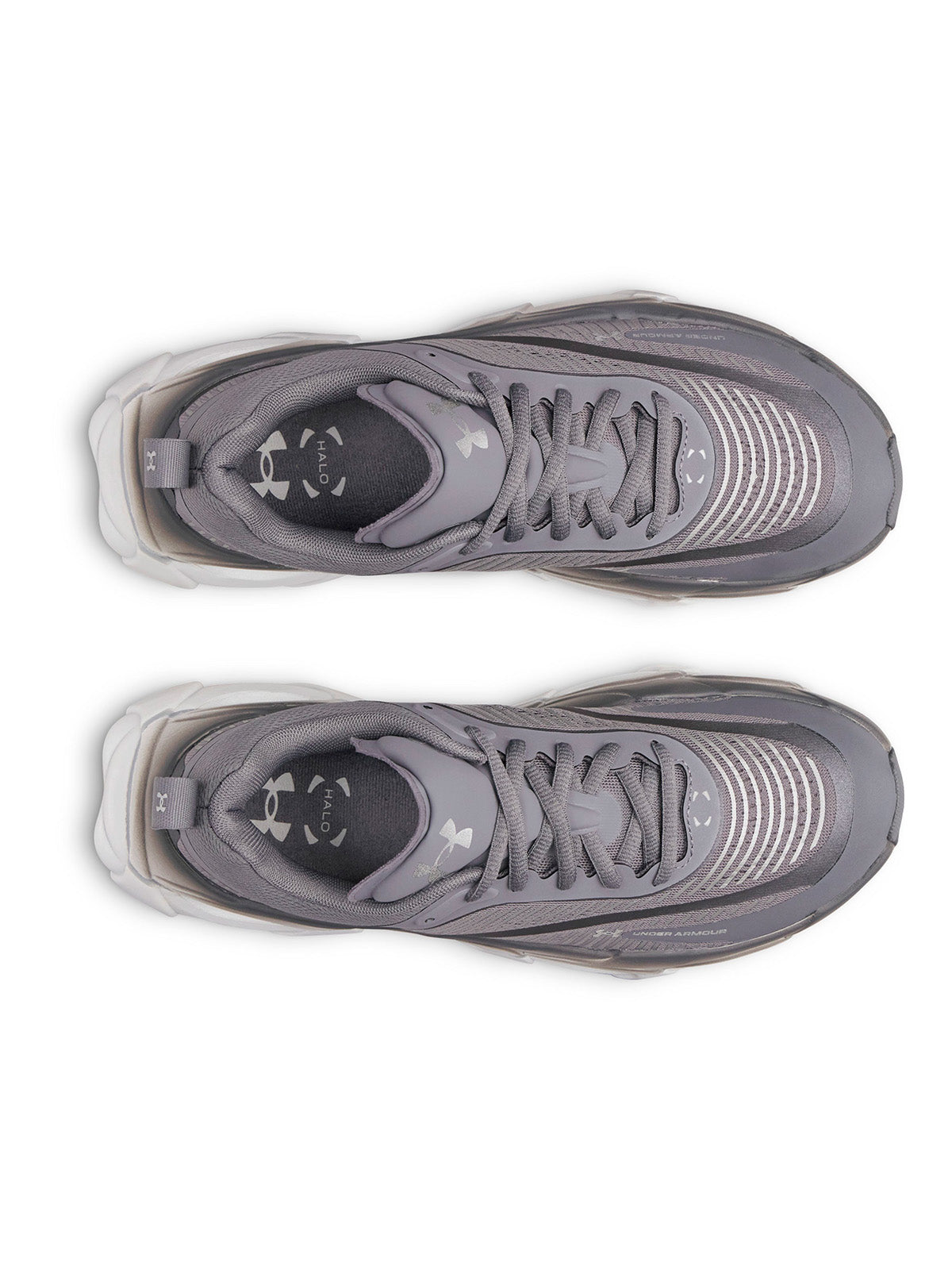 UA Halo Racer gris para mujer