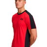 Primera capa superior manga corta para hombre HeatGear Wordmark Rojo Under Armour