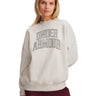 Polerón Lifestyle para mujer Rival Fleece Oversized Varsity Blanco Under Armour