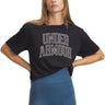 UA Rival Oversized Campus Polera Manga Corta negro para mujer