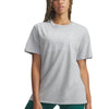 UA Rival Oversized Campus Polera Manga Corta gris para mujer