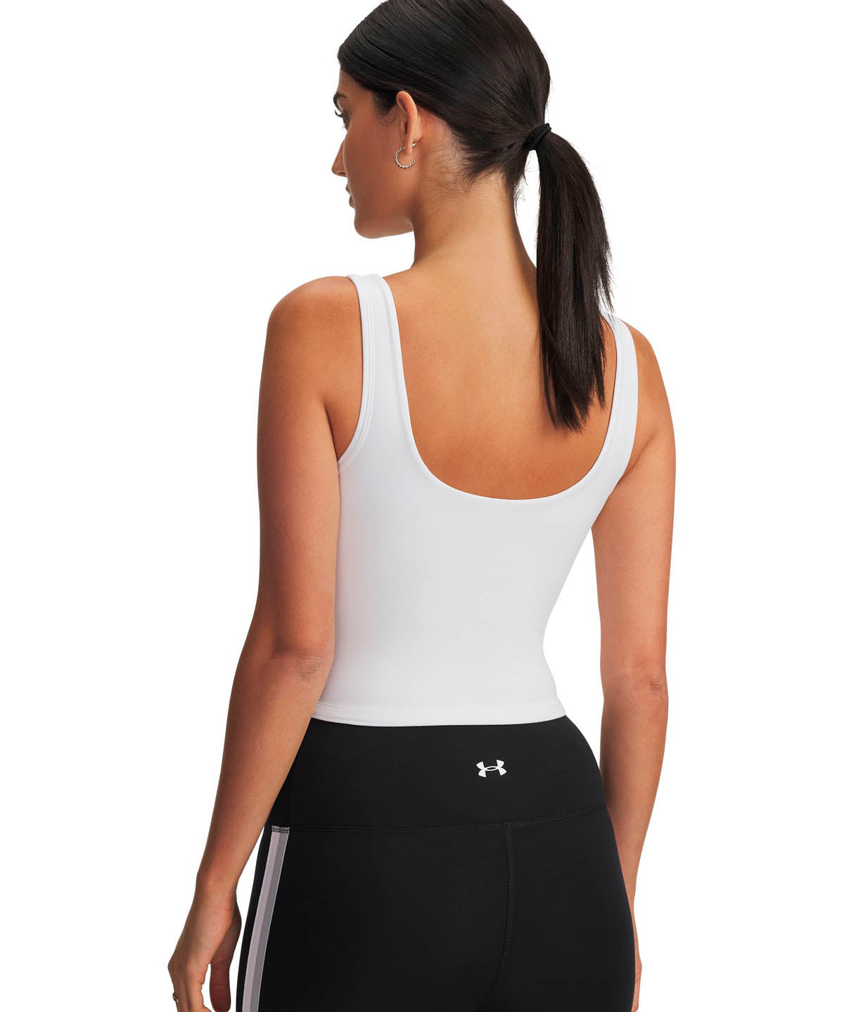 Polera sin manga de entrenamiento para mujer Motion blanco Under Armour