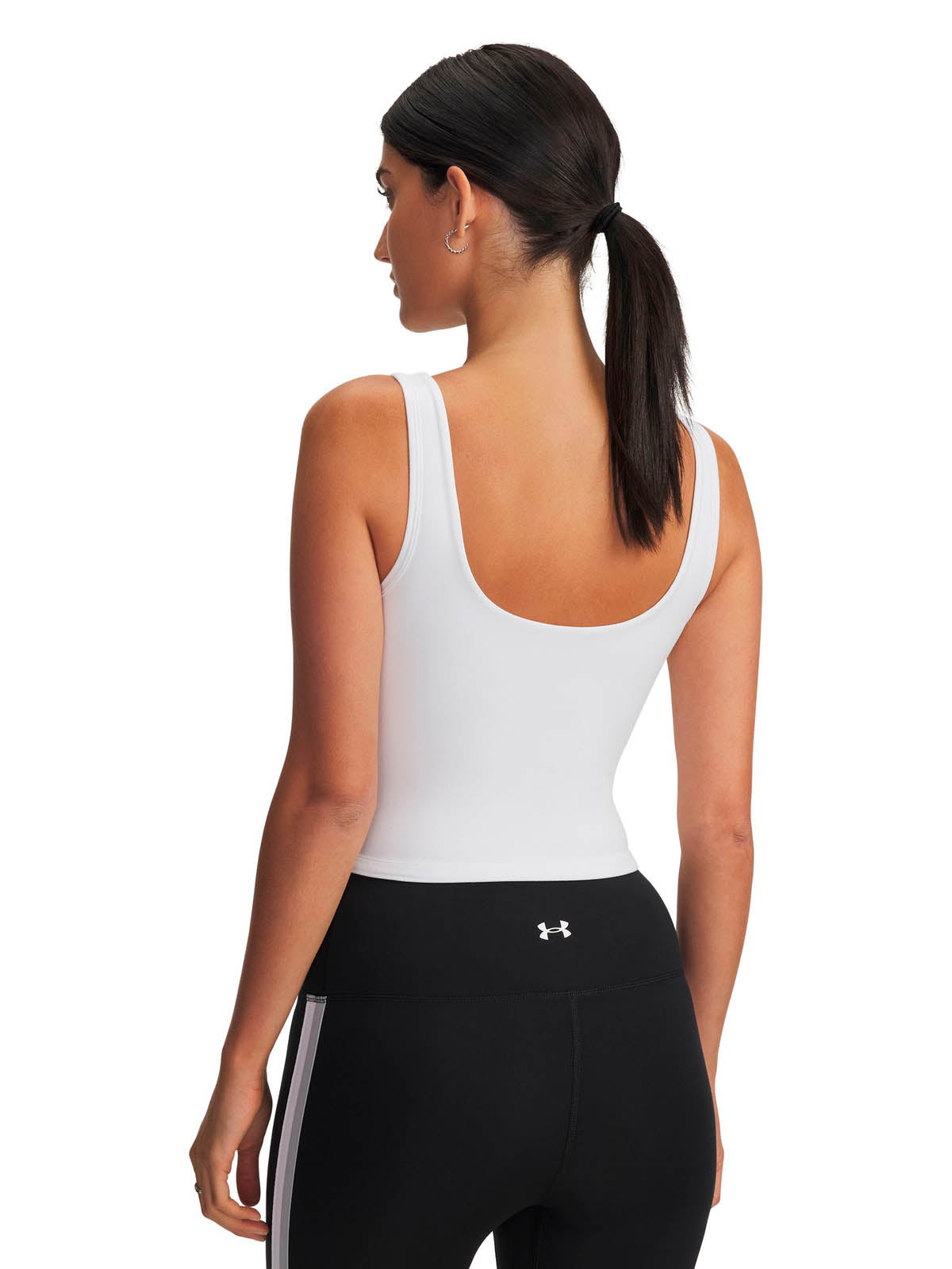 Polera sin manga de entrenamiento para mujer Motion blanco Under Armour