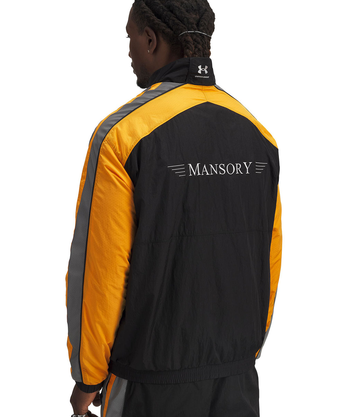 Poleron Lifestyle para hombre Mansory Icon Woven Track Negro Under Armour