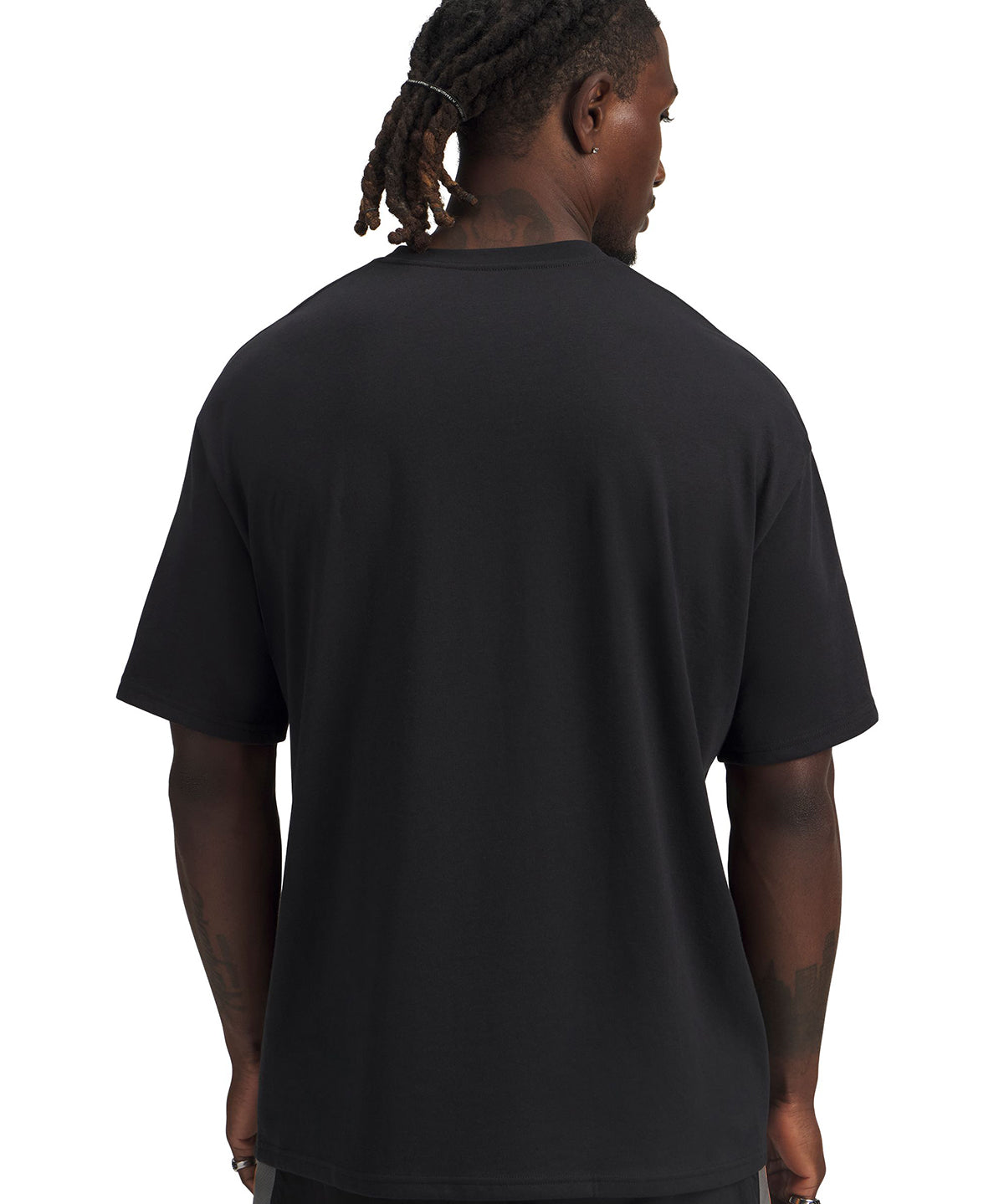 Polera manga corta Lifestyle para Hombre Mansory Heavyweight Cotton Racing Negro Under Armour