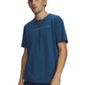 UA Blur Wordmark SS Polera Manga Corta azul para hombre