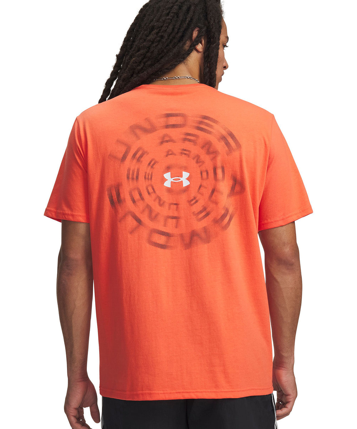 UA Blur Wordmark SS Polera Manga Corta rojo para hombre