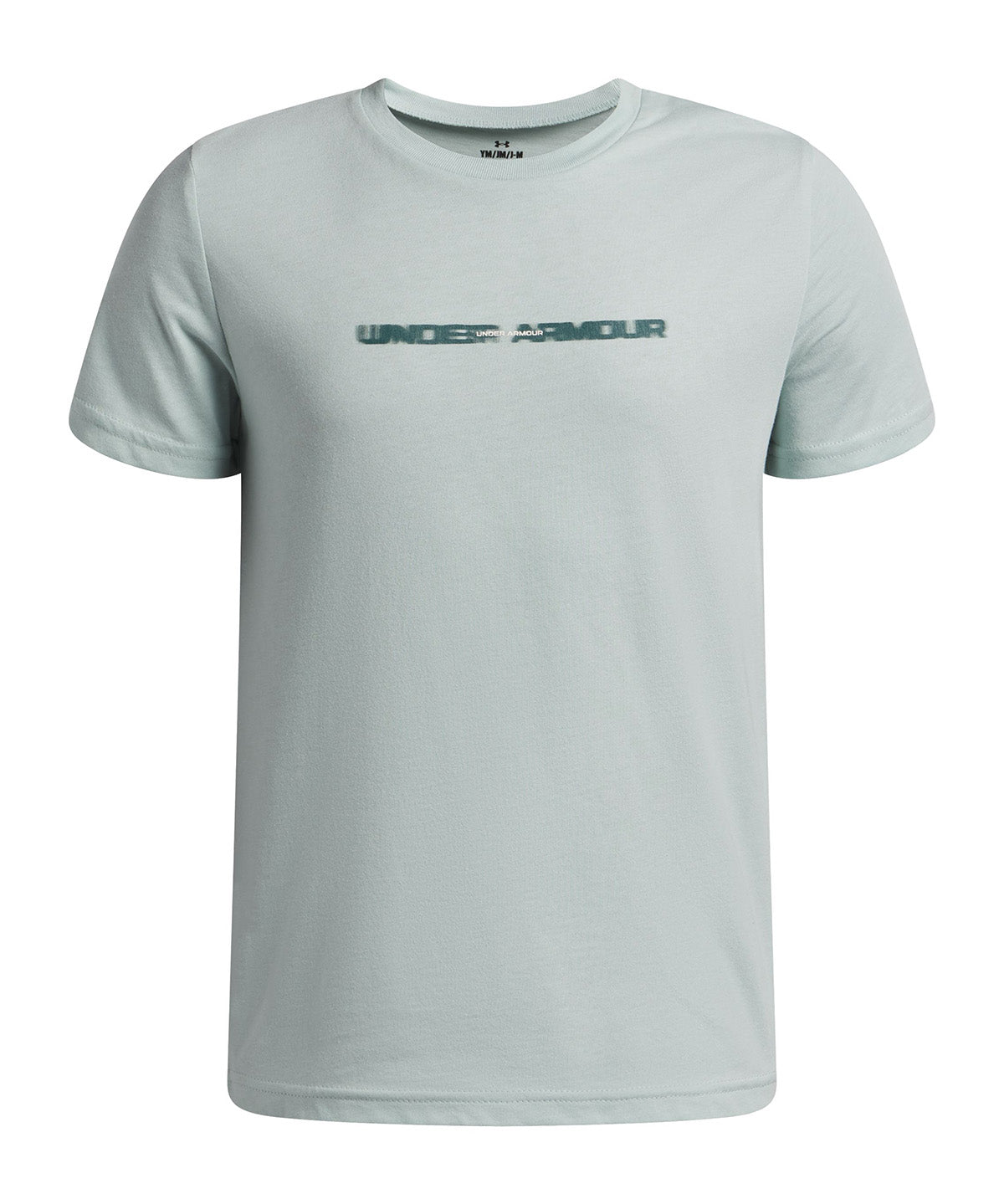 UA B Wordmark Blur SS Polera Manga Corta azul para niño
