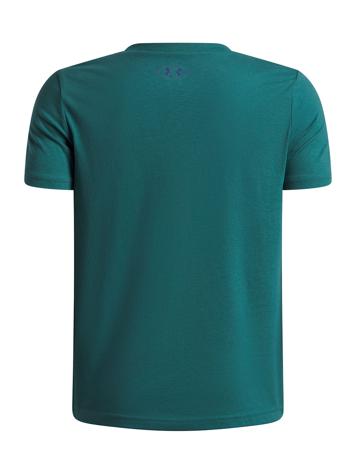 UA B Pixel Logo Polera Manga Corta Verde para Niño
