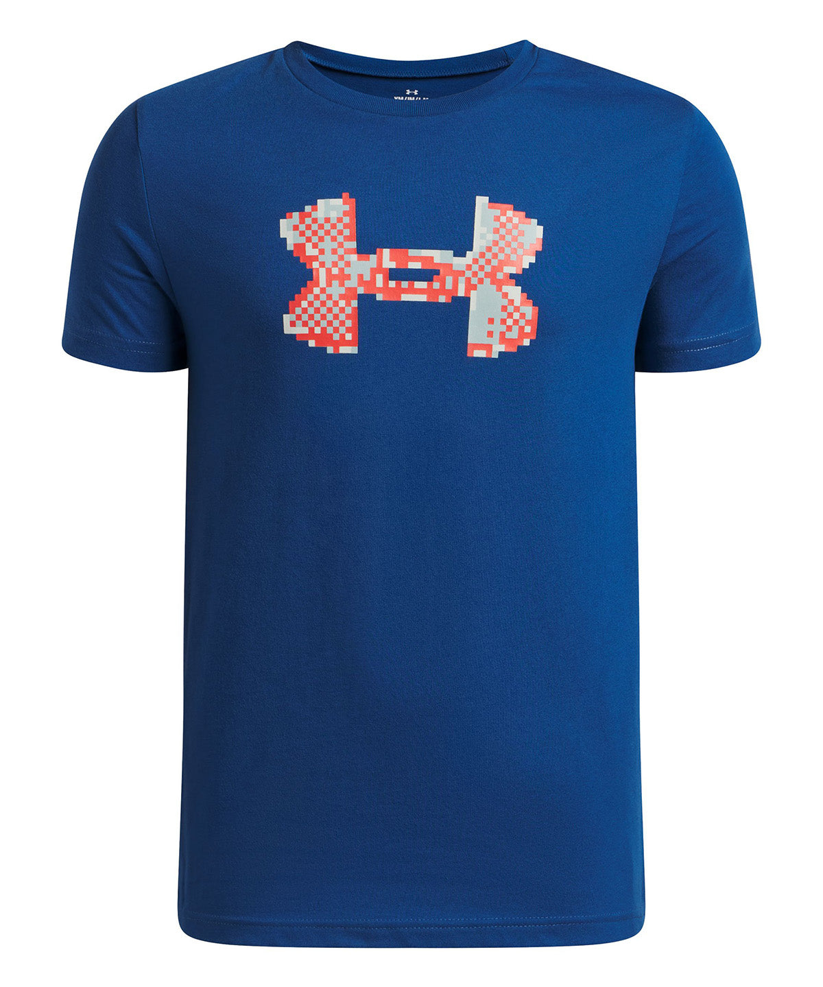 UA B Pixel Logo Polera Manga Corta azul para niño