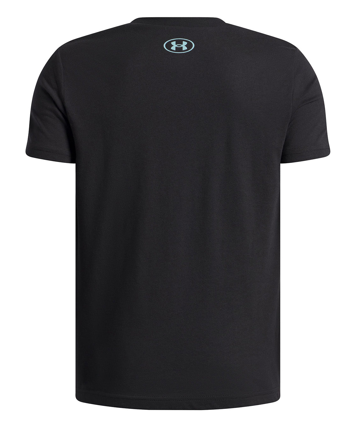 UA B Logo Wordmark Collage SS Polera Manga Corta negro para niño