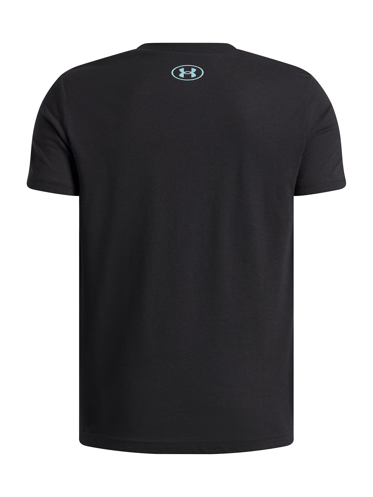 UA B Logo Wordmark Collage SS Polera Manga Corta negro para niño