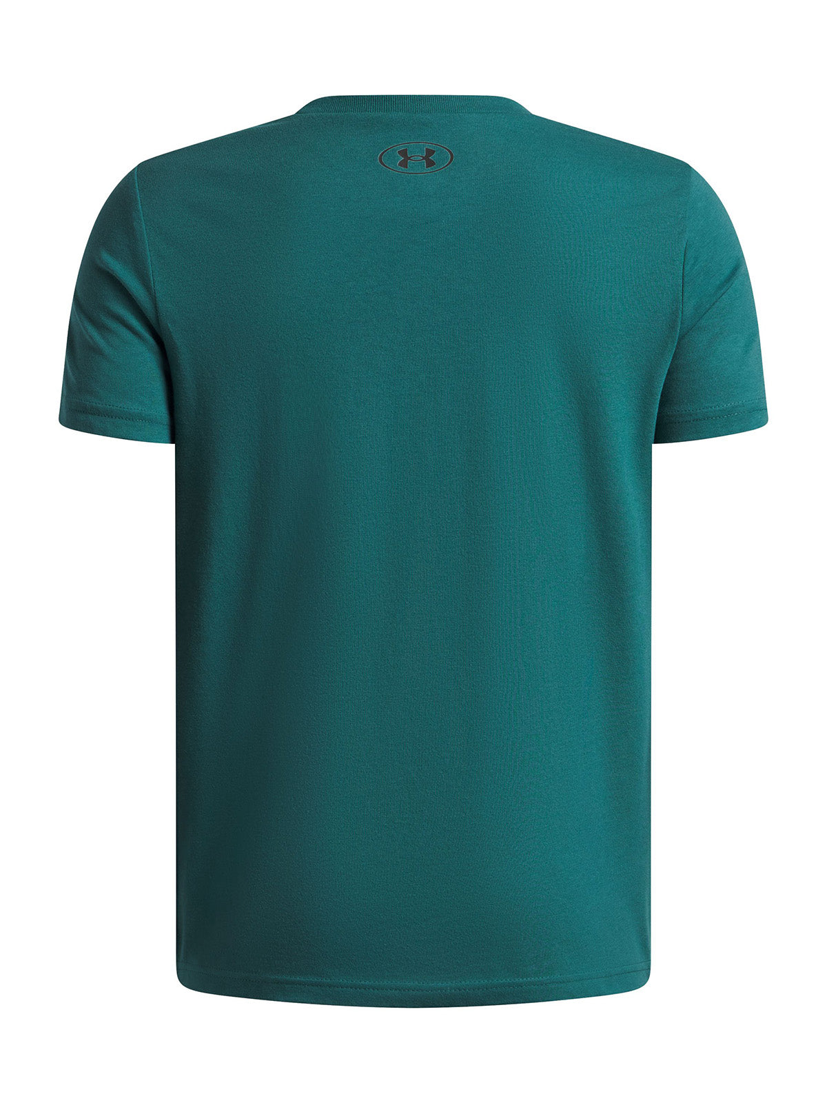 UA B Logo Wordmark Collage SS Polera Manga Corta verde para niño