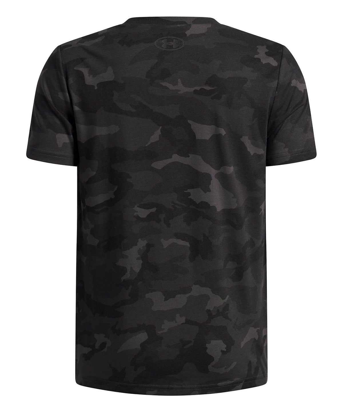 UA B Camo AOP SS Polera Manga Corta negro para niño