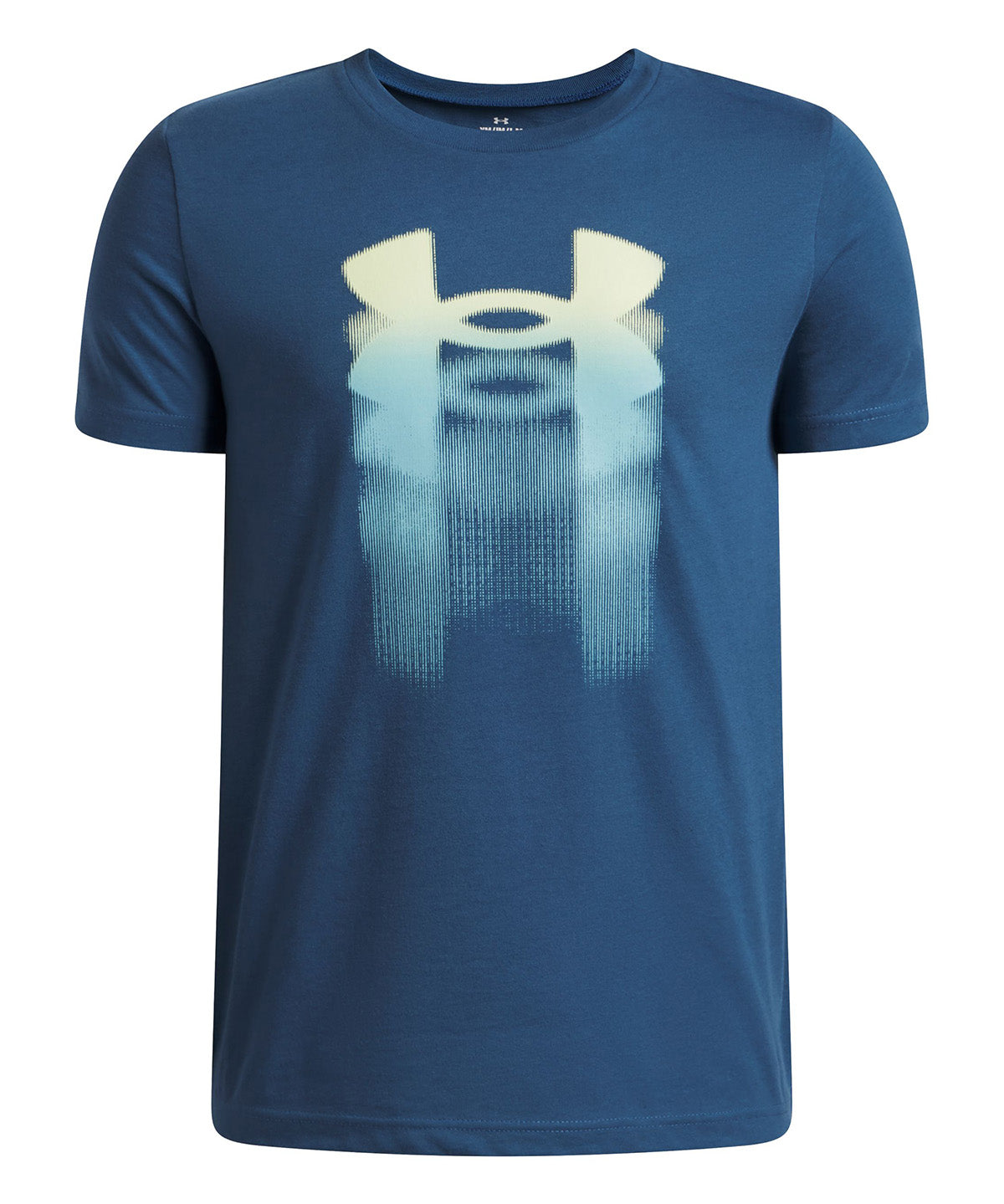 UA B Logo BlurSS Polera Manga Corta azul para niño