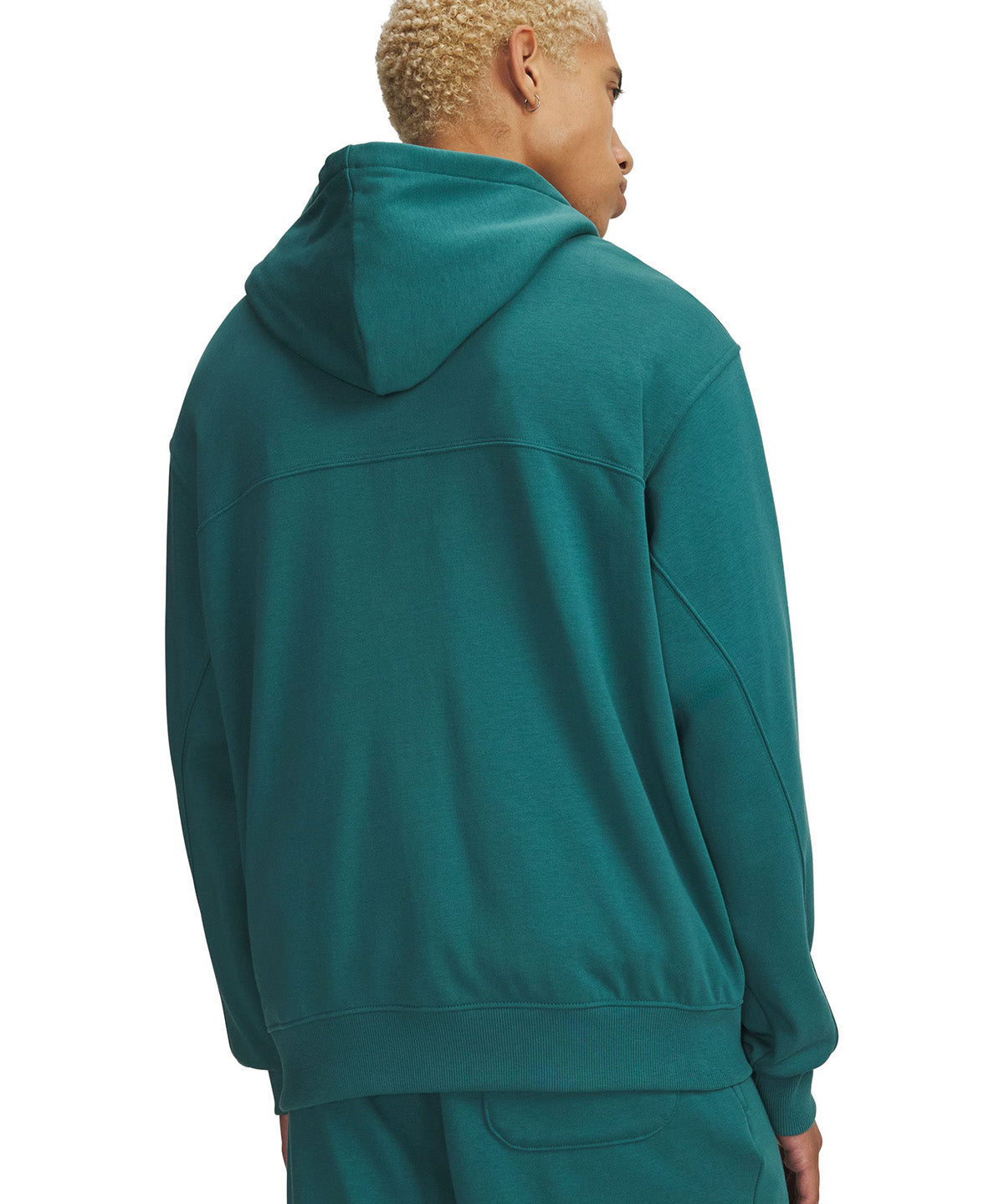UA Rival Lightweight Full Zip Poleron verde para hombre