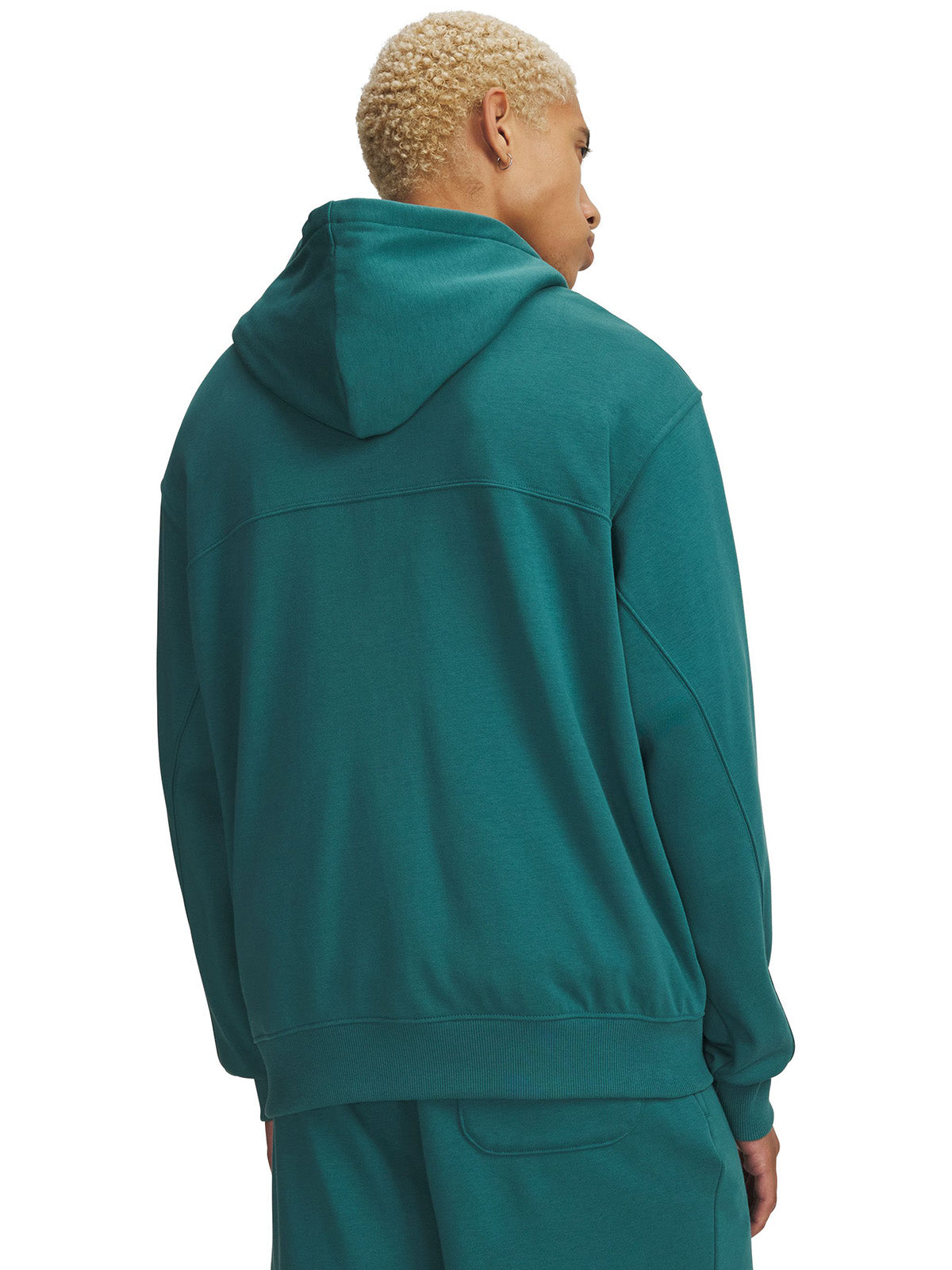 UA Rival Lightweight Full Zip Poleron verde para hombre