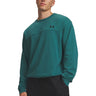 UA Rival Lightweight Crew Poleron verde para hombre