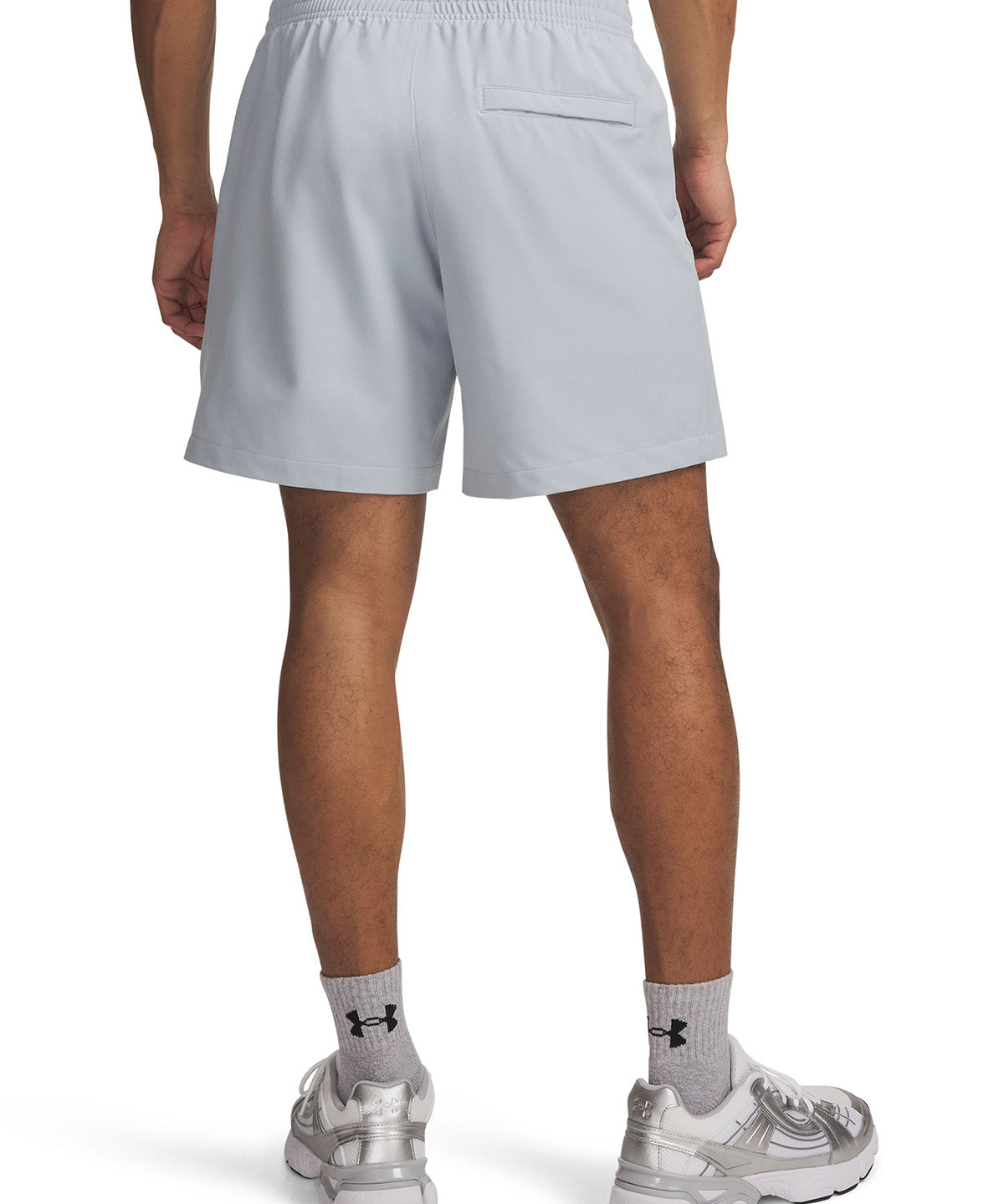 Short UA Unstoppable Woven gris para hombre