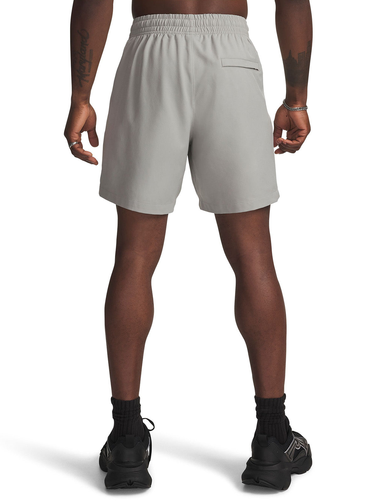 UA Unstoppable Woven Short gris para hombre