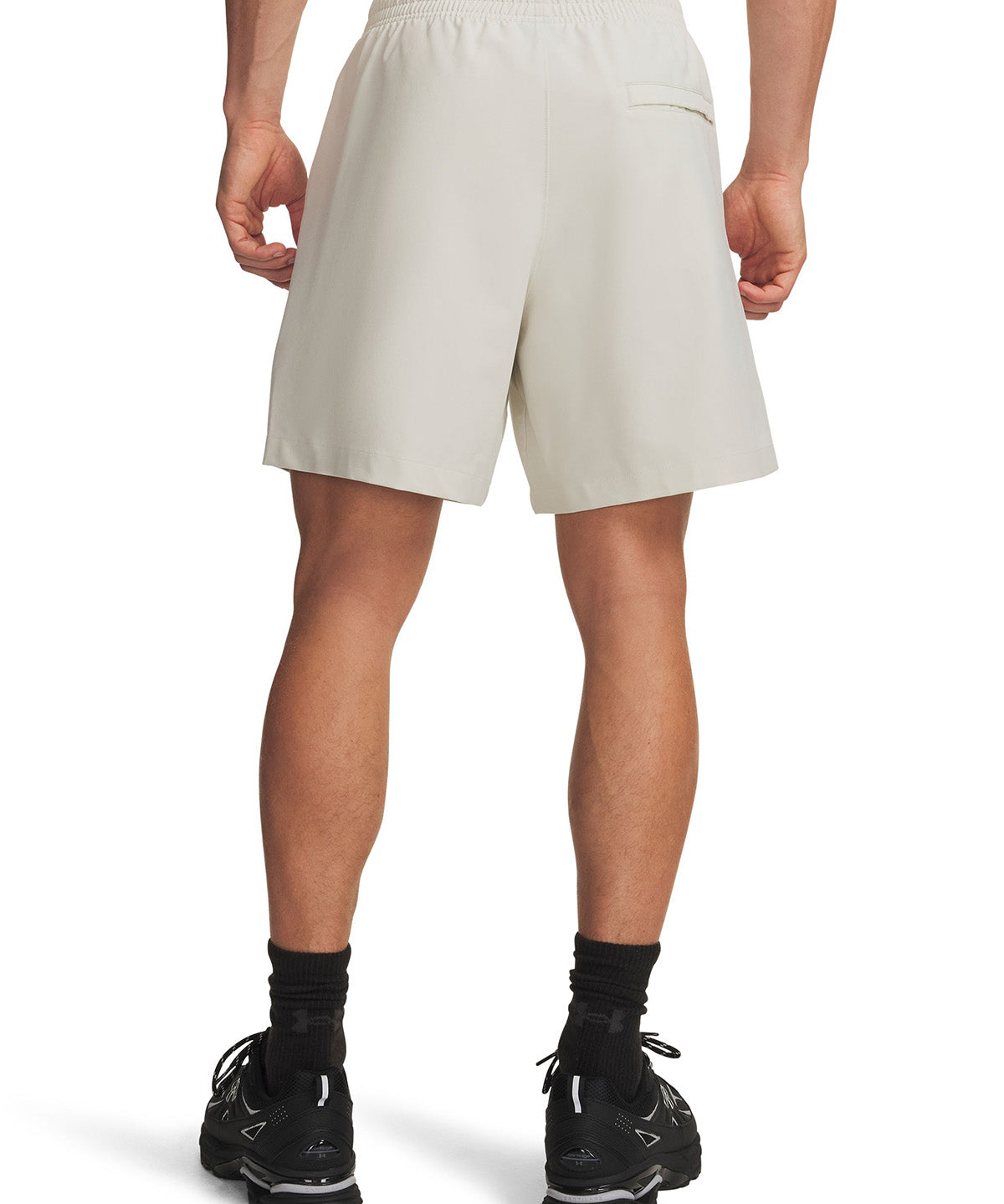 Short UA Unstoppable Woven blanco para hombre