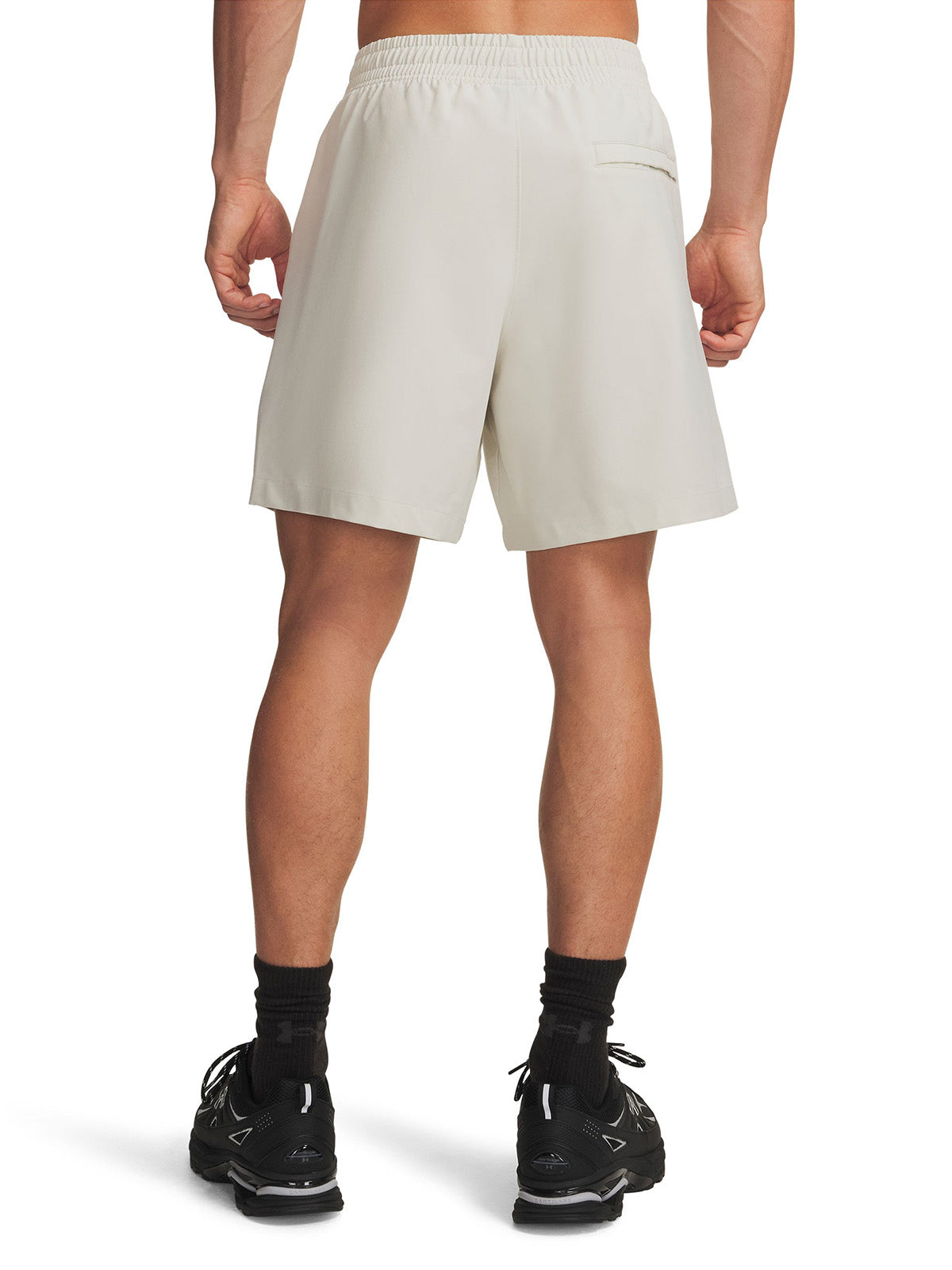 Short UA Unstoppable Woven blanco para hombre