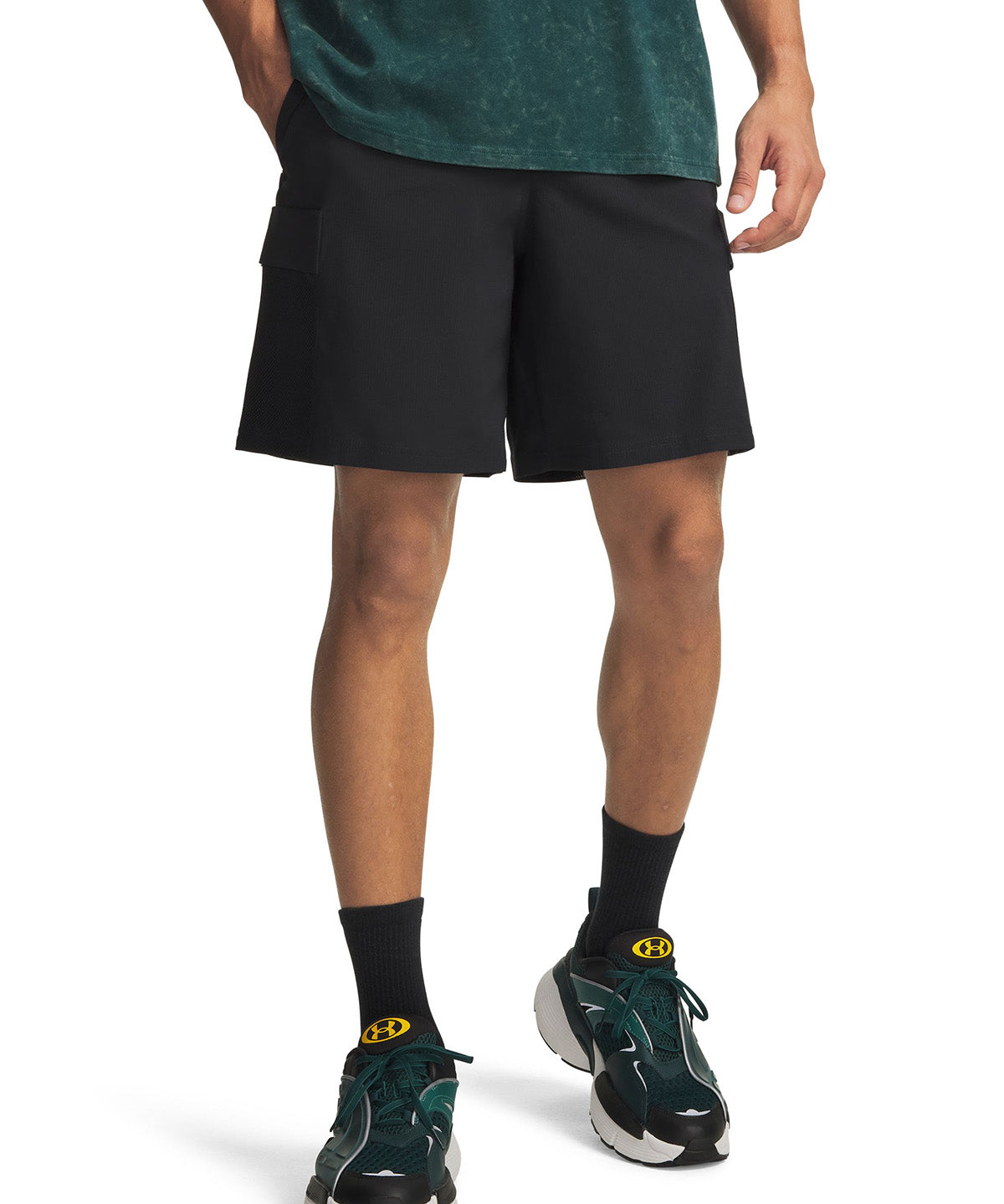 UA Unstoppable Airvent STS Short negro para hombre