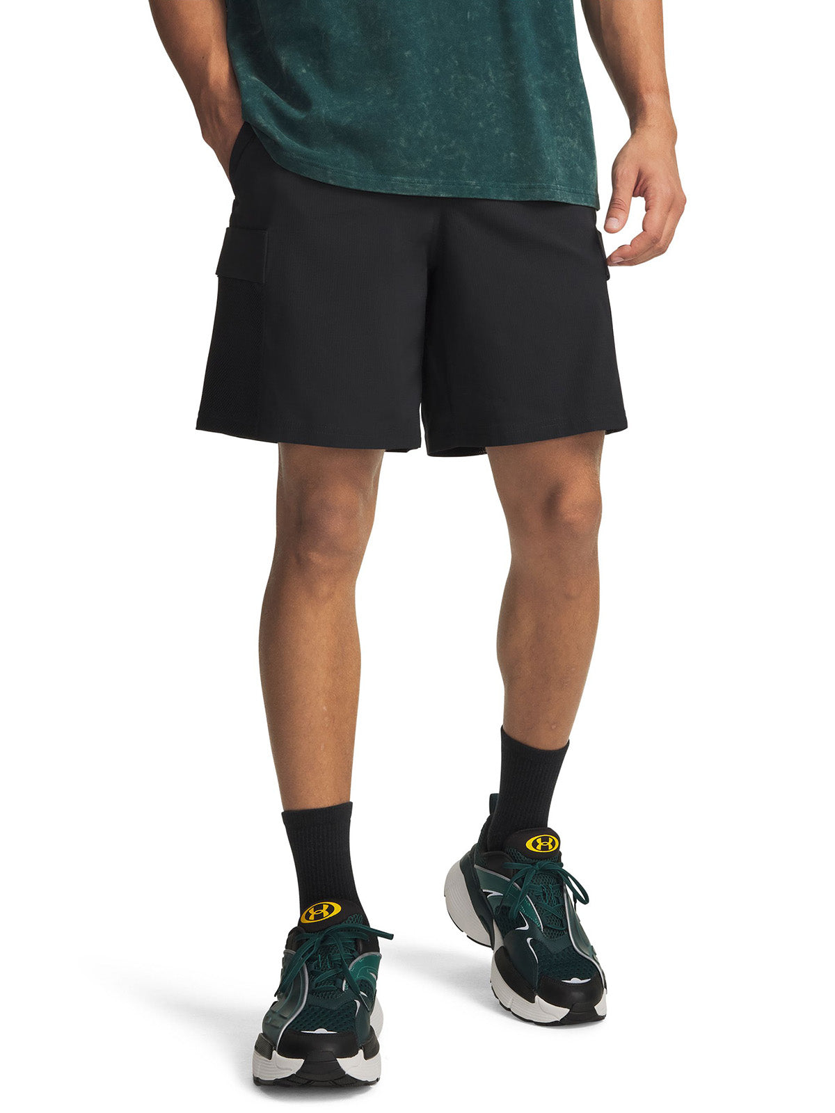 UA Unstoppable Airvent STS Short negro para hombre