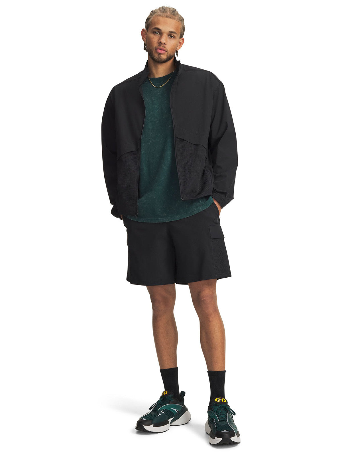 UA Unstoppable Airvent STS Short negro para hombre